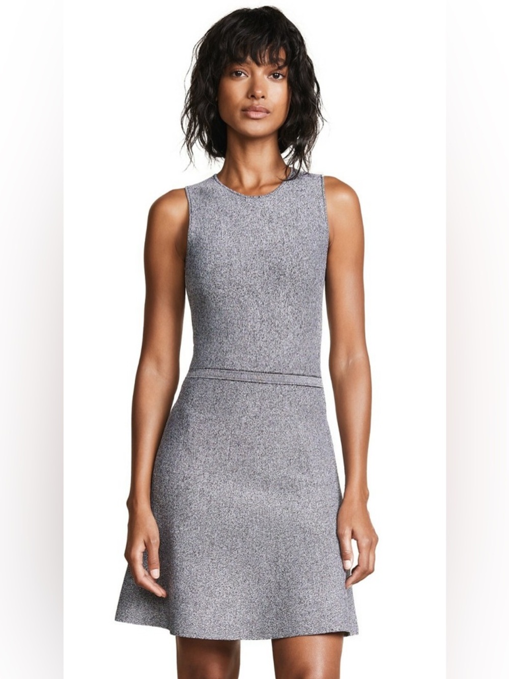 Theory Marl Fit Flare Dress